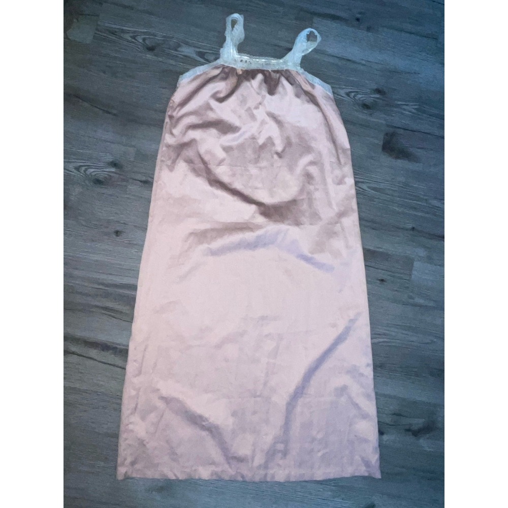Vintage Brownstone Studio 70's‎ Slip Dress W/White Lace Trim Large - Picture 11 of 11